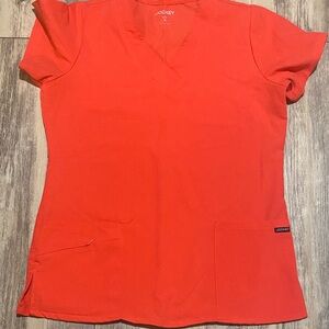 Jockey Women's Bright Red Short Sleeve Top